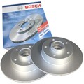 2 Bosch Bremsscheiben hinten für Audi Seat Skoda VW