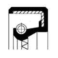 CORTECO 20018033B Shaft Seal, differential for CITROËN,PEUGEOT