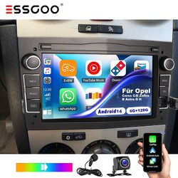Autoradio Android 4G GPS NAV KAM+128G Für Opel Astra H Corsa C/D Vectra C Zafira