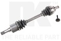 NK ANTRIEBSWELLE 568mm VORNE LINKS passend für FORD C-MAX FOCUS VOLVO C30 C70 S4
