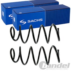 2X SACHS FAHRWERKSFEDERN VORNE PASSEND FÜR MERCEDES-BENZ A-KLASSE B-KLASSE