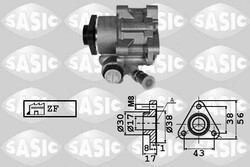 SASIC 7076058 Hydraulikpumpe, Lenkung für Audi Vw Skoda