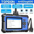 Topdon AD600 OBD2 Scanner KFZ 4 System professionelles Autodiagnosegerät PCM/TCM