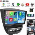 1+32G Autoradio Android 13 Navi KAM Für Peugeot 107 Toyota Aygo Citroen C1 05-14