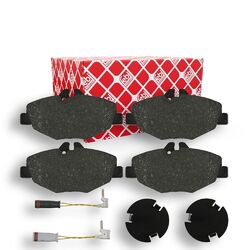 FEBI BILSTEIN Bremsbelagsatz, Scheibenbremse Vorderachse für MERCEDES-BENZDie Nr.1* für Autoteile: Top-Preis-Leistungs-Verhältnis