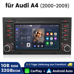 9" Android 13 Für Audi A4 S4 RS4 B6 B7 RNS-E Autoradio GPS Navigation Car Play