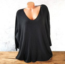 ♥️ Strickpullover Pullover 42 44  46 Big Size  7/8 Arm Strick Kuschelig Lang