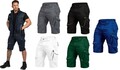 LEIBWÄCHTER Serie FLEX-LINE Workwear Shorts kurze Arbeitshose SPANDEX Hose
