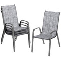 4er Gartenstuhl-Set Gartenmöbel Gartenstuhl Gartentisch Set für Balkon Terrasse