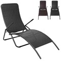 Polyrattan Sonnenliege klappbar Rattan Strandliege Gartenliege Relaxliege Liege 