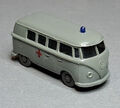Wiking VW T1 Bus Rotkreuz staubgrau kleine Heckscheibe 1965-66