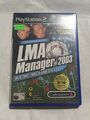 LMA MANAGER 2003 - PS2 SPIEL ORIGINAL & KOMPLETT MIT HANDBUCH Sehr guter Zustand