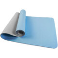 Doppelseitige TPE-Yoga- & Gymnastikmatte mit Tragegurt, 183 x 61 cm