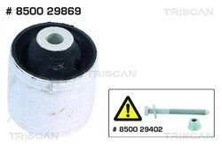 Querlenkerlager TRISCAN 8500 29869 für SEAT A4 AUDI B7 Avant 8ED 8EC A6 C6 4F2