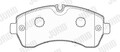 JURID 573761J Bremsbelagsatz, Scheibenbremse für Mercedes