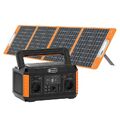 560W tragbare Powerstation Solar Generator(Surge1100W) AC mit 100W Solar Panel