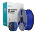 SUNLU 1.75mm PLA Matte Dual-Color Filament für 3D-Drucker 1KG Spule Schwarz+Blau