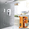 Unterputz Duscharmatur Set mit ibox Kopfbrause Regendusche Duschsystem Chrom DHL