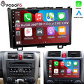 9" Für Honda CRV CR-V 2007-2011 Carplay Android 13 Autoradio GPS Sat Navi Stereo