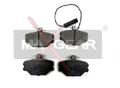 Original MAXGEAR Bremsbelagsatz Scheibenbremse 19-0437 für Fiat Lancia Yugo