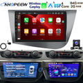 64GB Android 13 Apple Carplay Autoradio GPS NAVI Für Seat LEON MK2 1P1 2005-2012