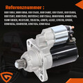 Anlasser Starter 1,8KW für Audi A3 8L VW Golf 4 1J Passat Polo 9N 1.4 1.9 TDI