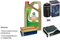 BOSCH Inspektionspaket 5 L Castrol EDGE FST 5W-30 LL für Audi A3 1.8