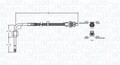 Sensor, Abgastemperatur MAGNETI MARELLI 172000179010 für CLS (C219) 3 2005-201