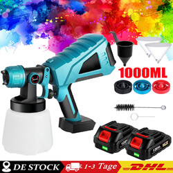 Für Makita 18V Akku Farbsprühsystem Elektrische-Farbspritzpistole Sprühpistole