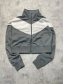 Nike Baufreie Sportjacke pink grau weiß | Damen S *neuwertig*