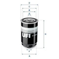 Kraftstofffilter Filtereinsatz 24.122.00 UFI für HYUNDAI KIA