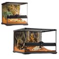 Exo Terra Glas Terrarien, Reptilien Terrarium + Rückwand 30 x 30 oder 45 x 45 cm