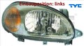 TYC 20-5896-15-2 Hauptscheinwerfer links Scheinwerfer Frontscheinwerfer 
