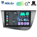 DAB+ 4+64G 8Core CarPlay Android13 Radio Für Seat Leon 1P1 GPS Navi DSP +Kamera