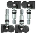 4x TPMS Reifendrucksensoren Metallventil Gunmetal für Ssangyong Luvi Tivoli XL V