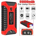 99800mAh Auto KFZ Starthilfe Jump Starter 600A Booster Powerbank Ladegerät 12V