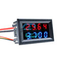 DC 0-200V 10A Voltmeter Ammeter Blue+Red LED Amp Dual Digital Volt Meter 4 Bit