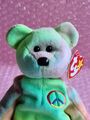 Teddy  bear – Plüsch – Peace – Ty 1996 – Kuscheltier Stofftier Plüschtier
