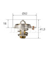 MAHLE Thermostat für HYUNDAI GETZ,H-1 /,H100; HONDA CIVIC I II,NSX; FIAT SEDICI