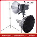 Amaran 200d S 200W 5600K Tageslicht LED-Videolicht +Light Dome mini III + Stativ