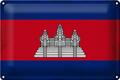 Blechschild Flagge Kambodscha 30x20cm Flag Cambodia Vintage Deko Schild tin sign