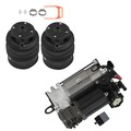 Paar Hinten Luftfederung 3Pins + Kompressor for Mercedes E-Klasse W211 S211 C21