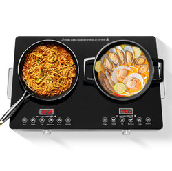 Glaskeramik Kochplatte Infrarot Herdplatte Einzelkochplatte Doppel Kochplatte DE