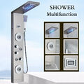 LED Duschpaneel Duschset Regendusche Wasserfall Massage Edelstahl Duscharmatur