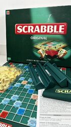 Scrabble Original von Mattel Familienspiel Brettspiel Kreuzwortspiel vollständig
