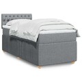 Boxspringbett Bett Polsterbett Schlafzimmerbett mit Matratze Stoff vidaXL