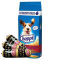 CHAPPI 13.5kg - Hundetrockenfutter mit Rindfleisch, Geflügel und Gemüse + Hektor