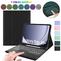 Hülle Für Samsung Galaxy Tab A9+ A8 S9 FE S8 S7 mit Beleuchtet Touchpad Tastatur