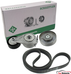 INA Keilrippenriemensatz für Seat Exeo Audi A4 B8 A5 Q5 1.8 2.0 TFSI