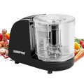 Multi Chopper 350ML Lebensmittelhäcksler Hackmaschine Mixer Salsa Pesto 200W 350ML schwarz